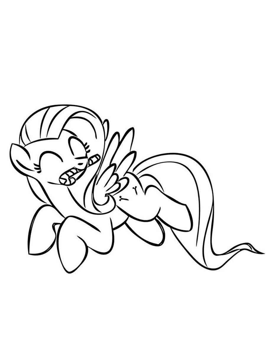 Fluttershy 23 coloring page