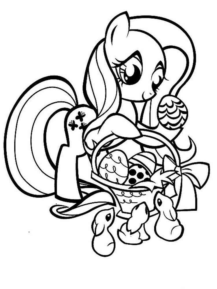 Fluttershy 36 coloring page