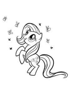 Fluttershy 38 coloring page