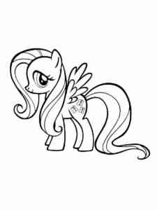 Fluttershy 40 coloring page