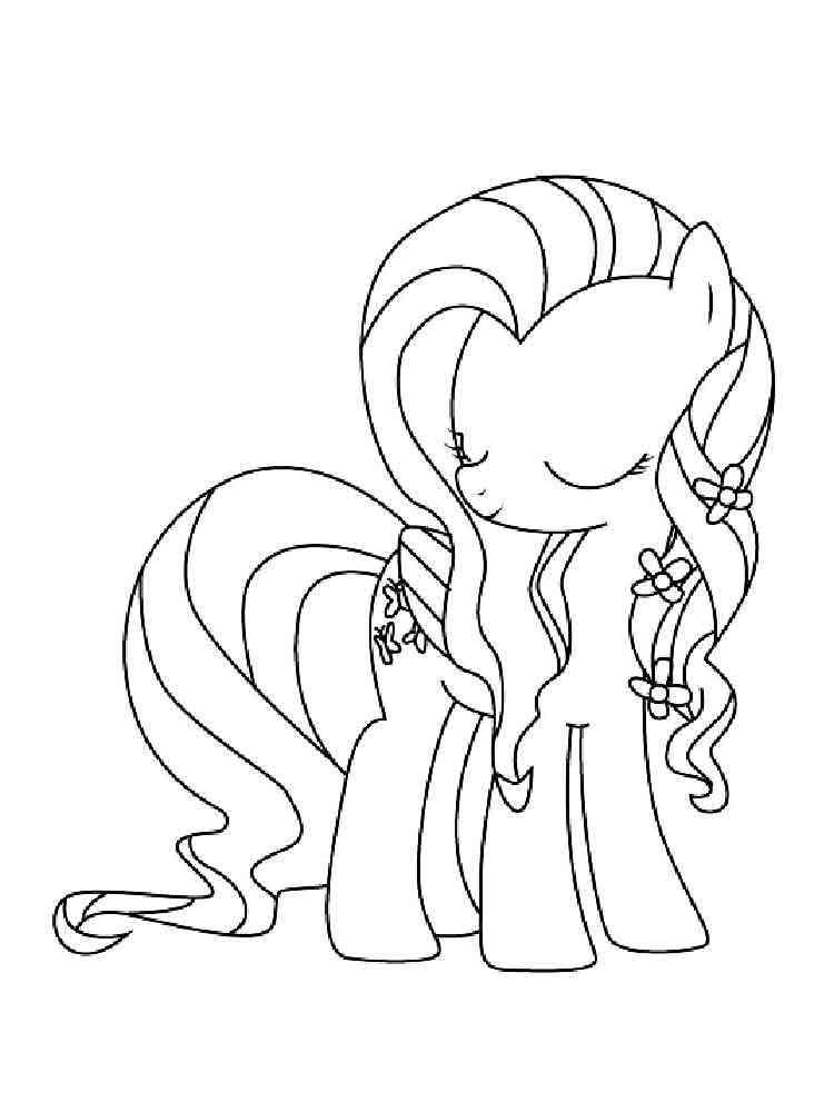 Fluttershy 46 coloring page
