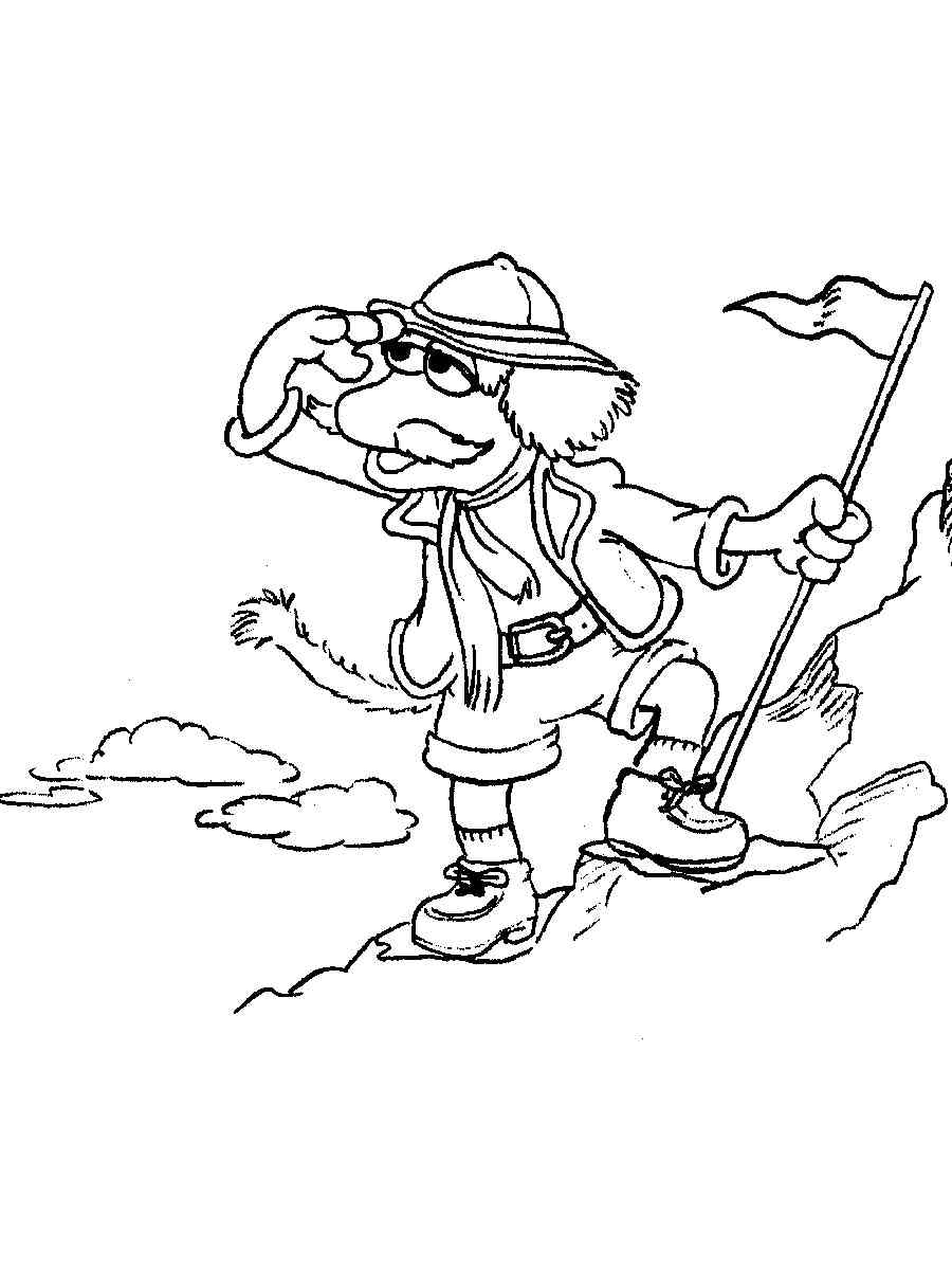 Fraggle Rock 1 coloring page