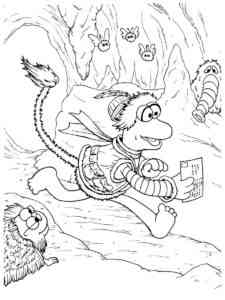 Fraggle Rock 12 coloring page