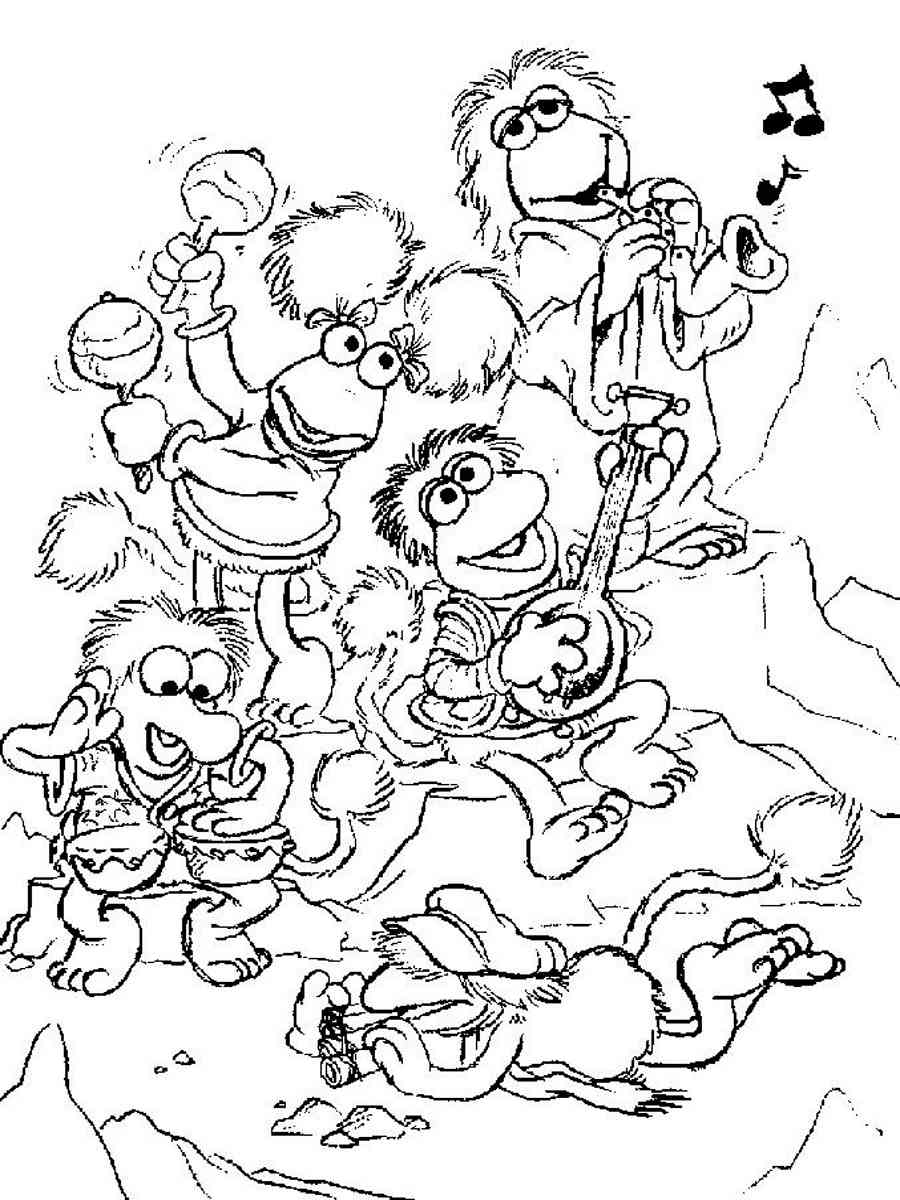 Fraggle Rock 4 coloring page