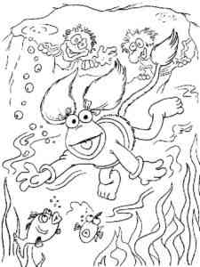 Fraggle Rock 6 coloring page