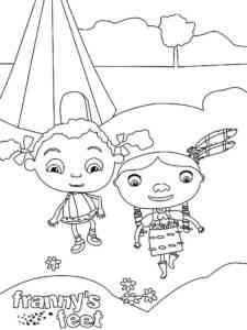 Franny’s Feet 10 coloring page