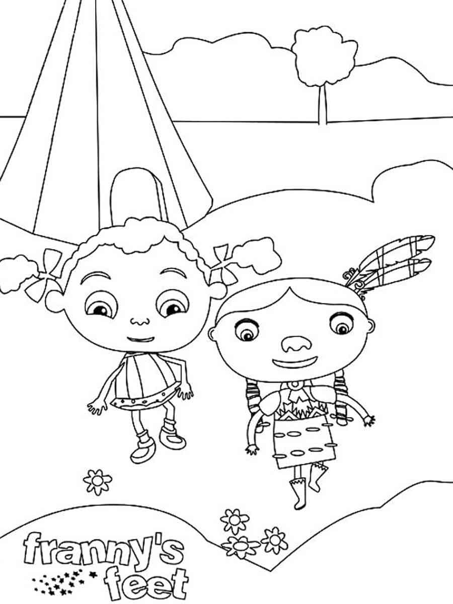 Franny’s Feet 10 coloring page