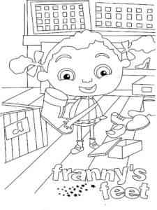 Franny’s Feet 2 coloring page