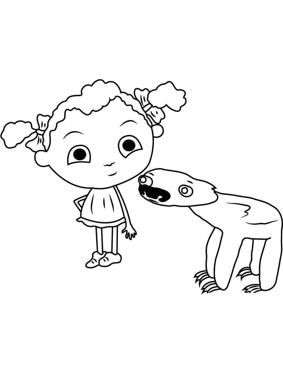 Franny’s Feet 3 coloring page