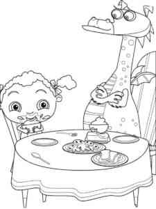 Franny’s Feet 5 coloring page