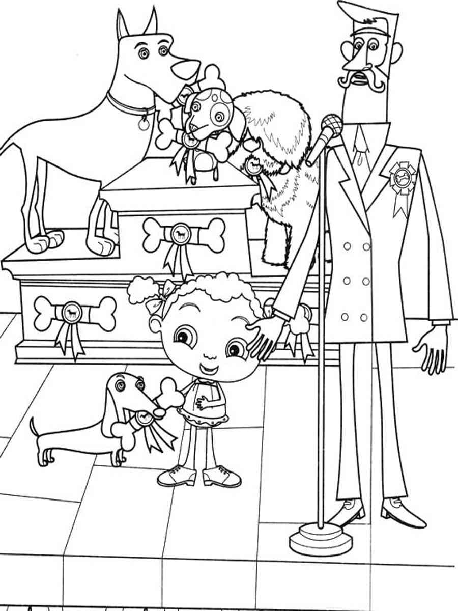 Franny’s Feet 8 coloring page