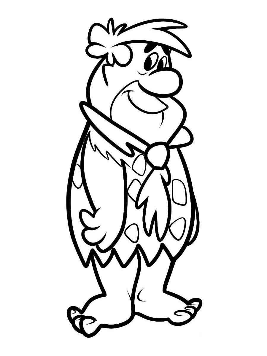 Fred Flintstone 10 coloring page