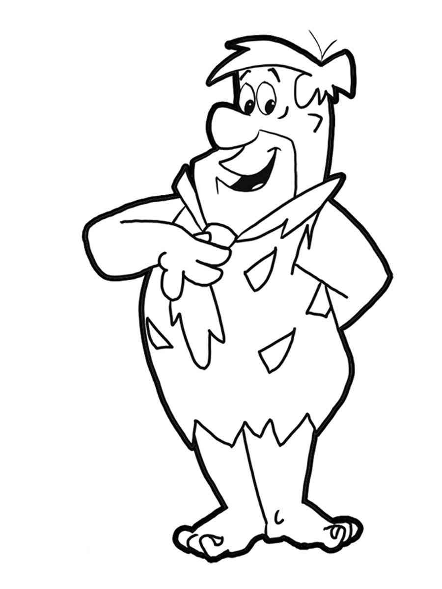 Fred Flintstone 13 coloring page