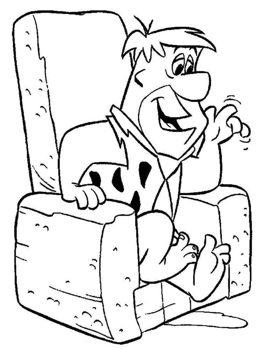 Fred Flintstone 14 coloring page