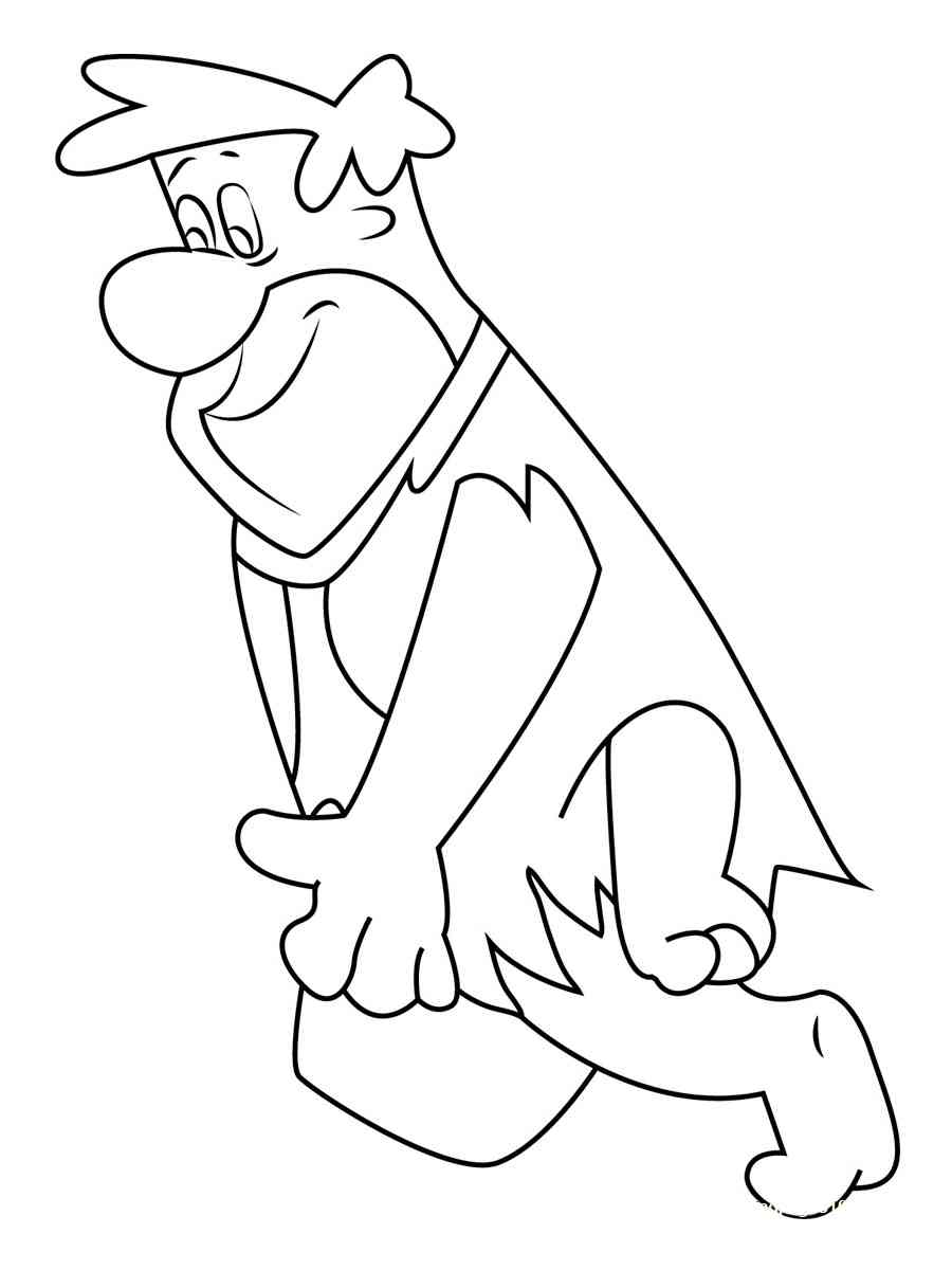 Fred Flintstone 3 coloring page