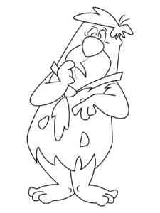 Fred Flintstone 4 coloring page