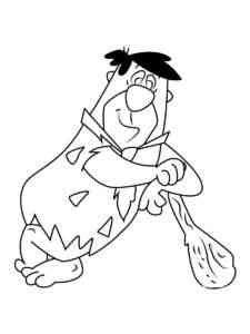 Fred Flintstone 8 coloring page