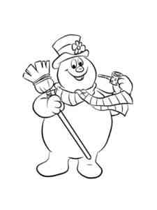 Frosty the Snowman 1 coloring page