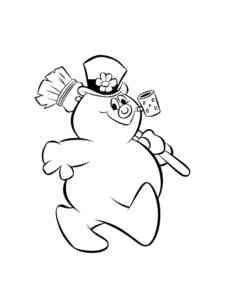 Frosty the Snowman 11 coloring page