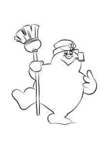 Frosty the Snowman 13 coloring page