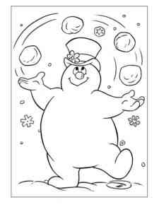 Frosty the Snowman 14 coloring page