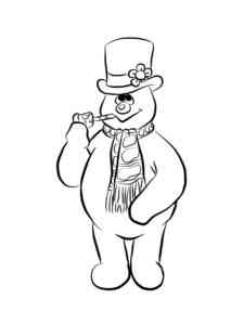Frosty the Snowman 17 coloring page