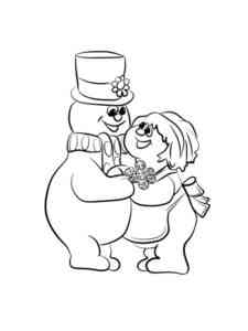 Frosty the Snowman 18 coloring page