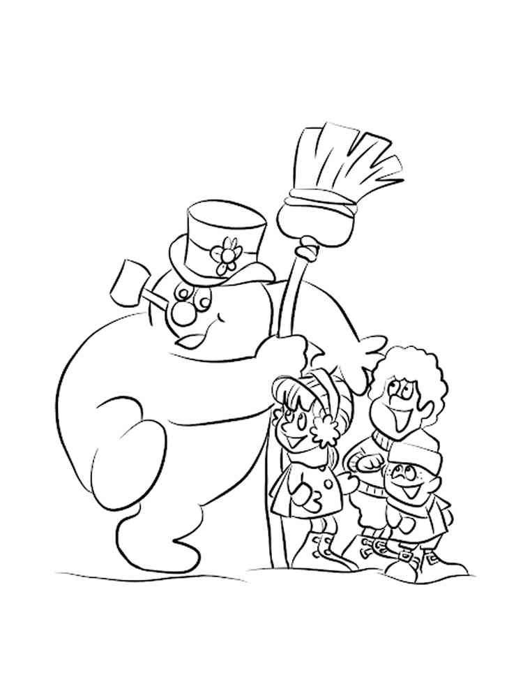 Frosty the Snowman 19 coloring page