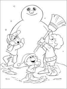 Frosty the Snowman 3 coloring page