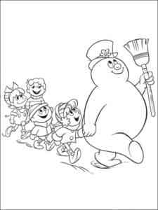 Frosty the Snowman 5 coloring page