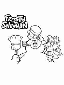Frosty the Snowman 8 coloring page