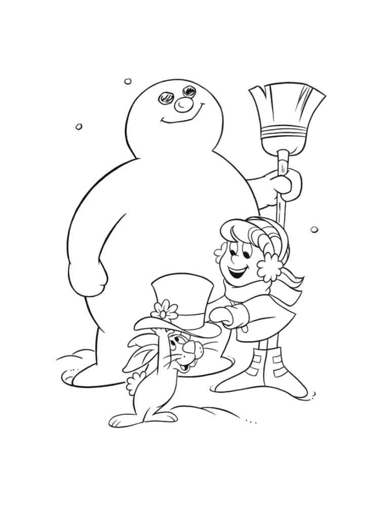 Frosty the Snowman 9 coloring page