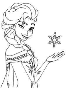 Frozen 1 coloring page