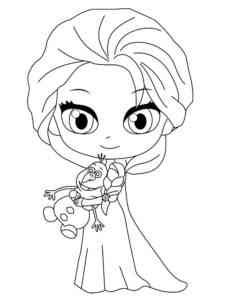 Frozen 10 coloring page
