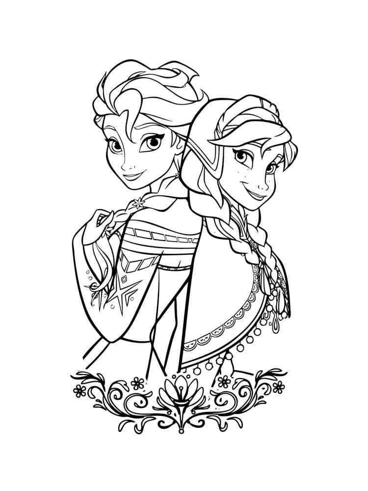 Frozen 102 coloring page