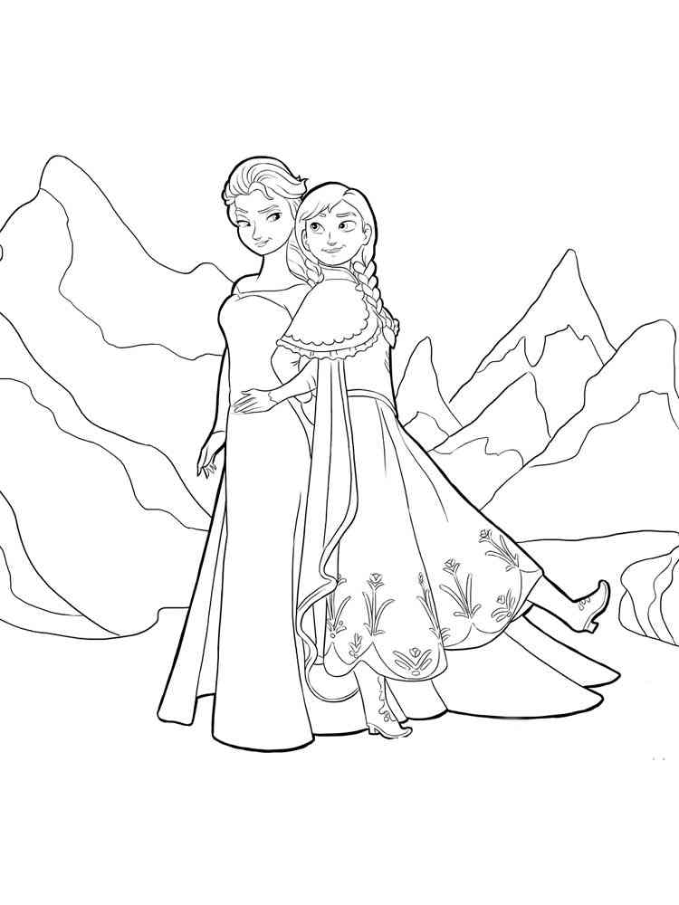 Frozen 103 coloring page