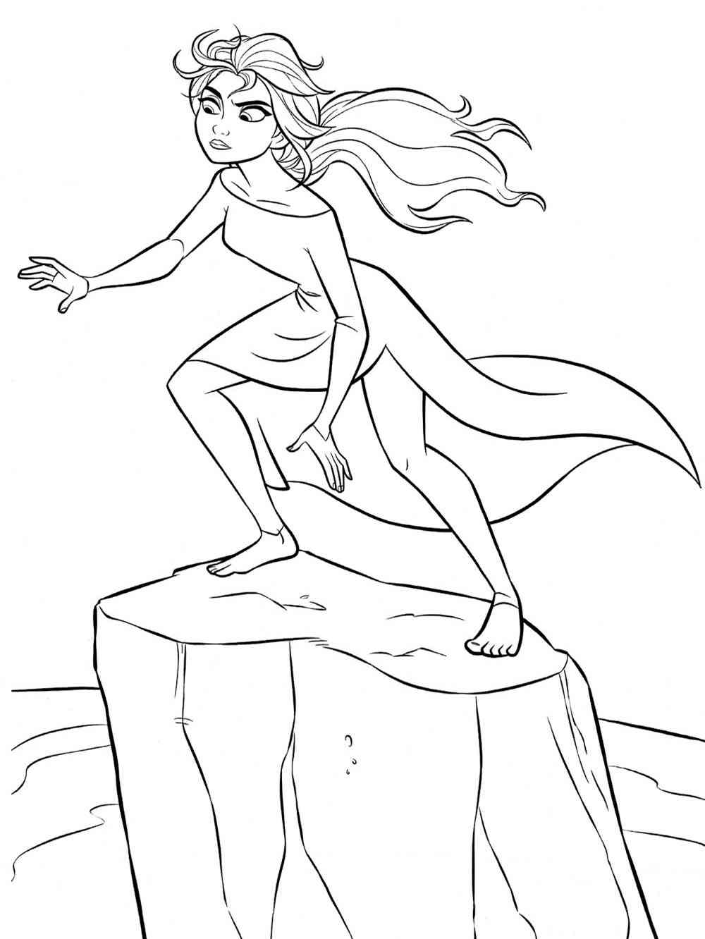 Frozen 11 coloring page