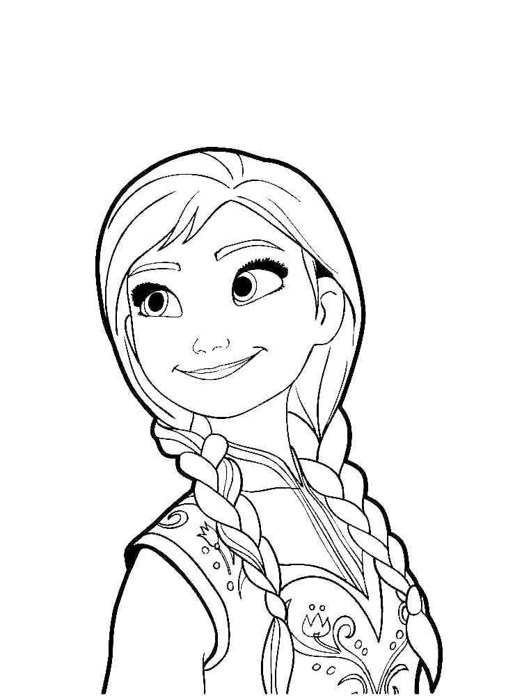 Frozen 12 coloring page