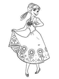 Frozen 13 coloring page