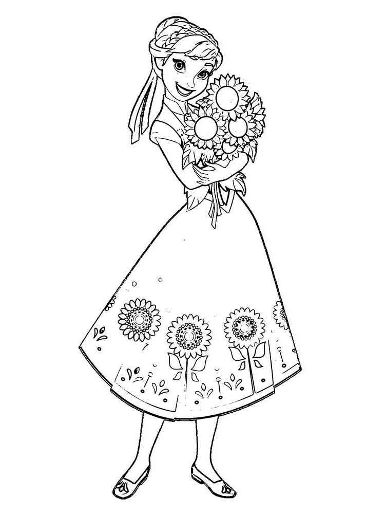 Frozen 14 coloring page