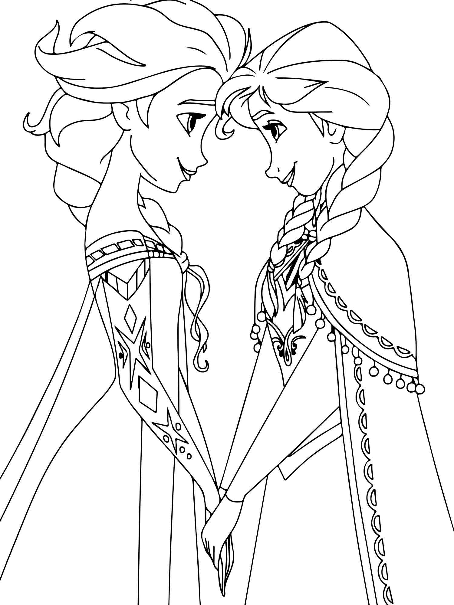 Frozen 15 coloring page
