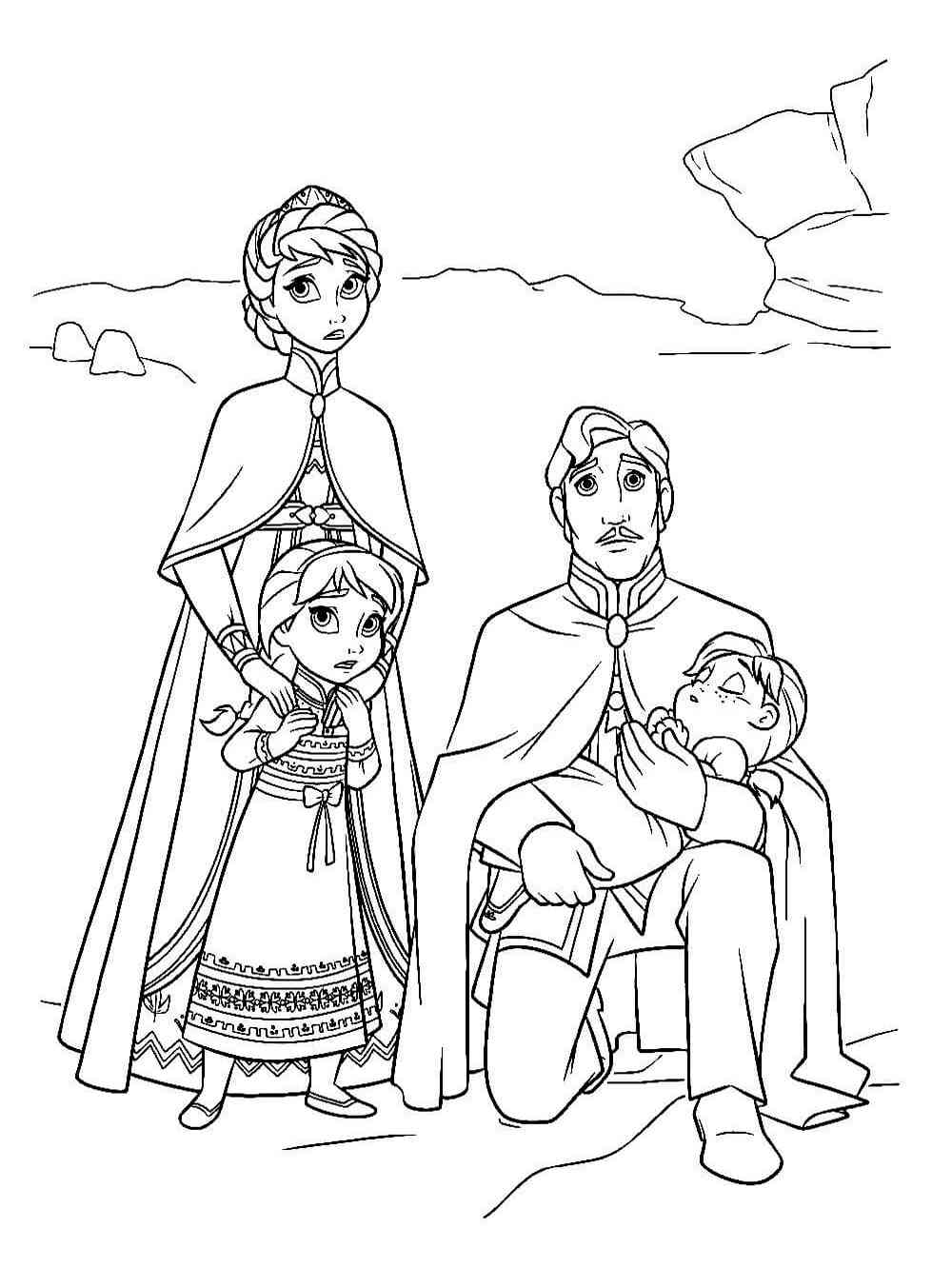 Frozen 2 coloring page