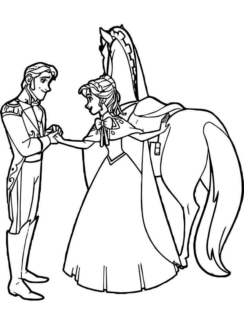 Frozen 20 coloring page