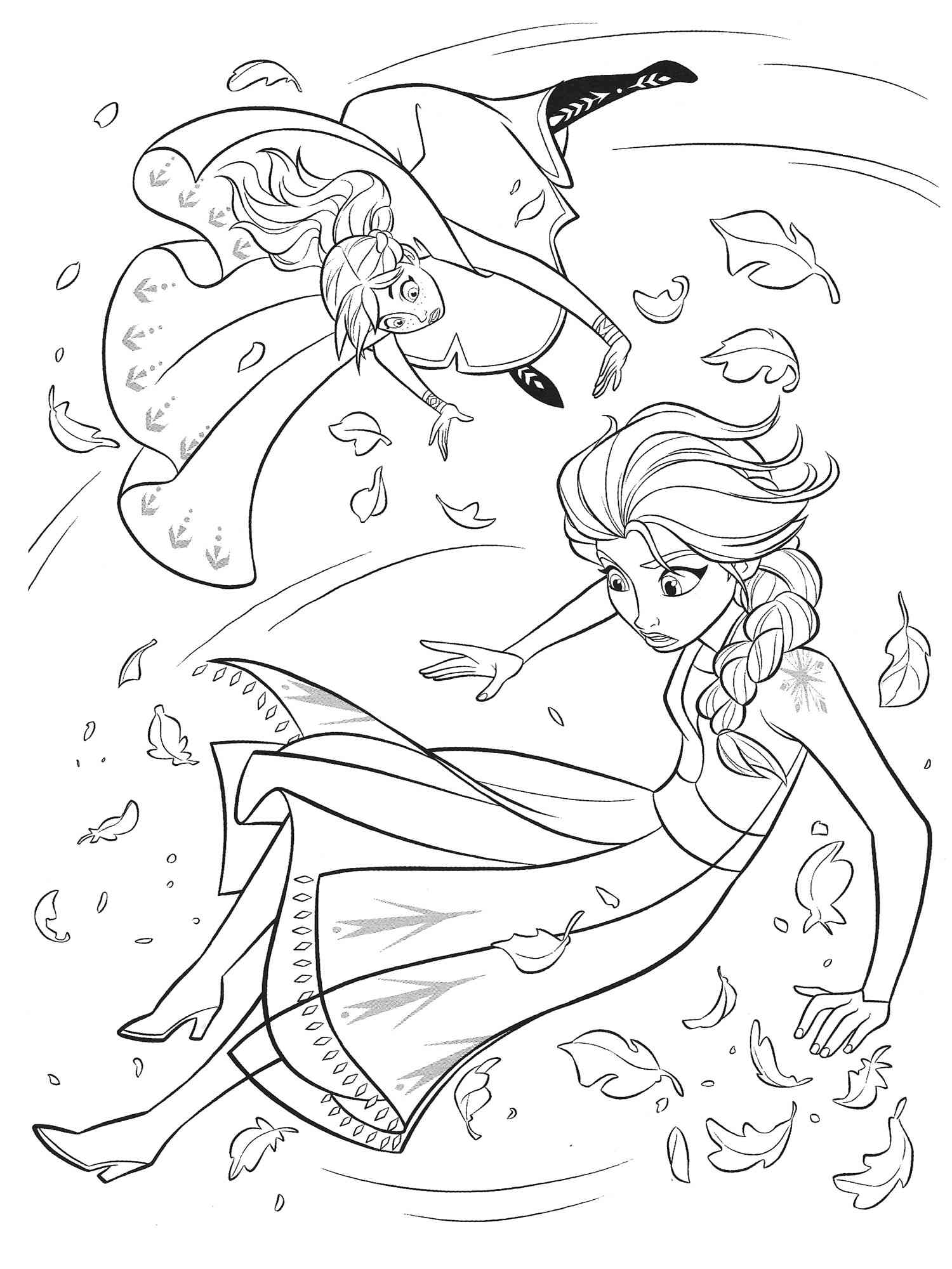 Frozen 21 coloring page
