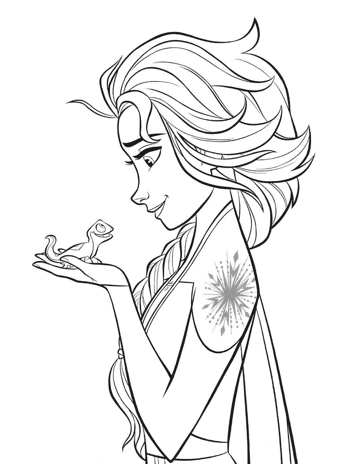 Frozen 22 coloring page