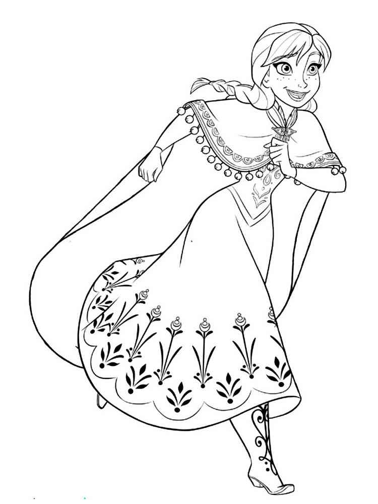 Frozen 23 coloring page