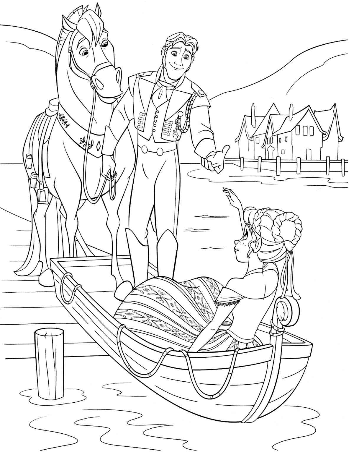 Frozen 27 coloring page