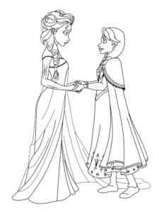 Frozen 3 coloring page