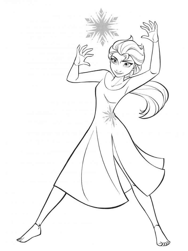Frozen 30 coloring page