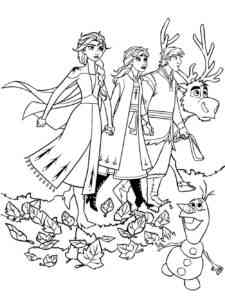 Frozen 34 coloring page